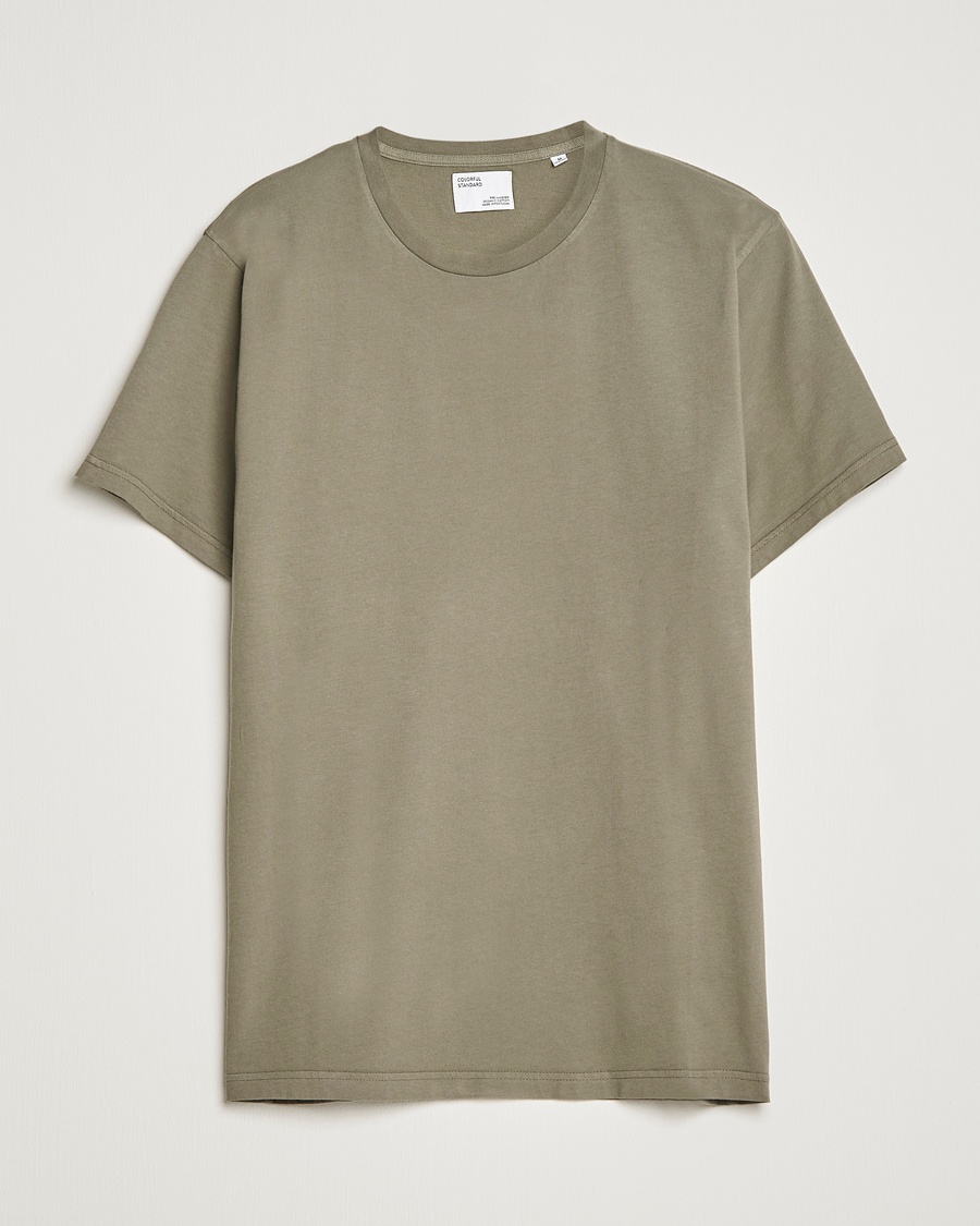 Colorful Standard Classic Organic T-Shirt Dusty Olive – Grøn