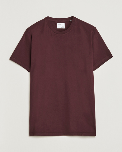 Herre | Økologisk | Colorful Standard | Classic Organic T-Shirt Oxblood Red