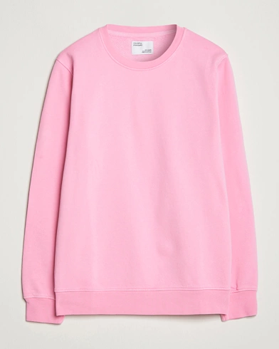 Herre | Sweatshirts | Colorful Standard | Classic Organic Crew Neck Sweat Flamingo Pink