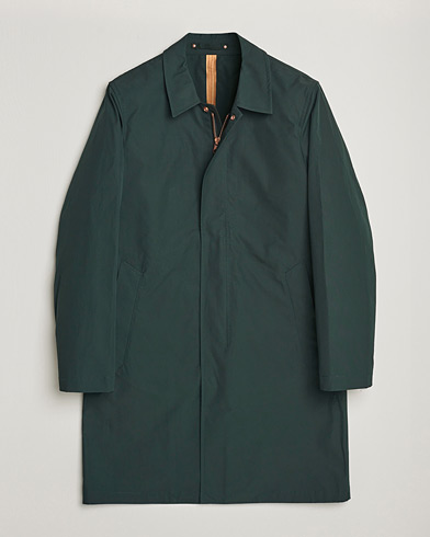 Herre | Gå regnen i møde med stil | Private White V.C. | Unlined Cotton Ventile Mac Coat 3.0 Racing Green