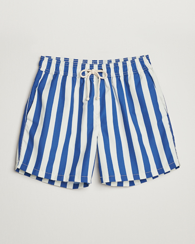 Herre | Badebukser med snøre | Ripa Ripa | Paraggi Striped Swimshorts Blue/White