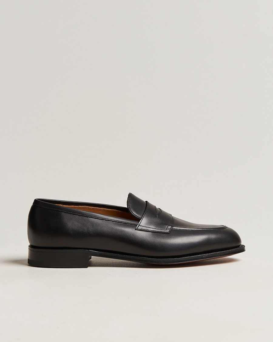 Herre | Edward Green | Edward Green | Piccadilly Penny Loafer Black Calf
