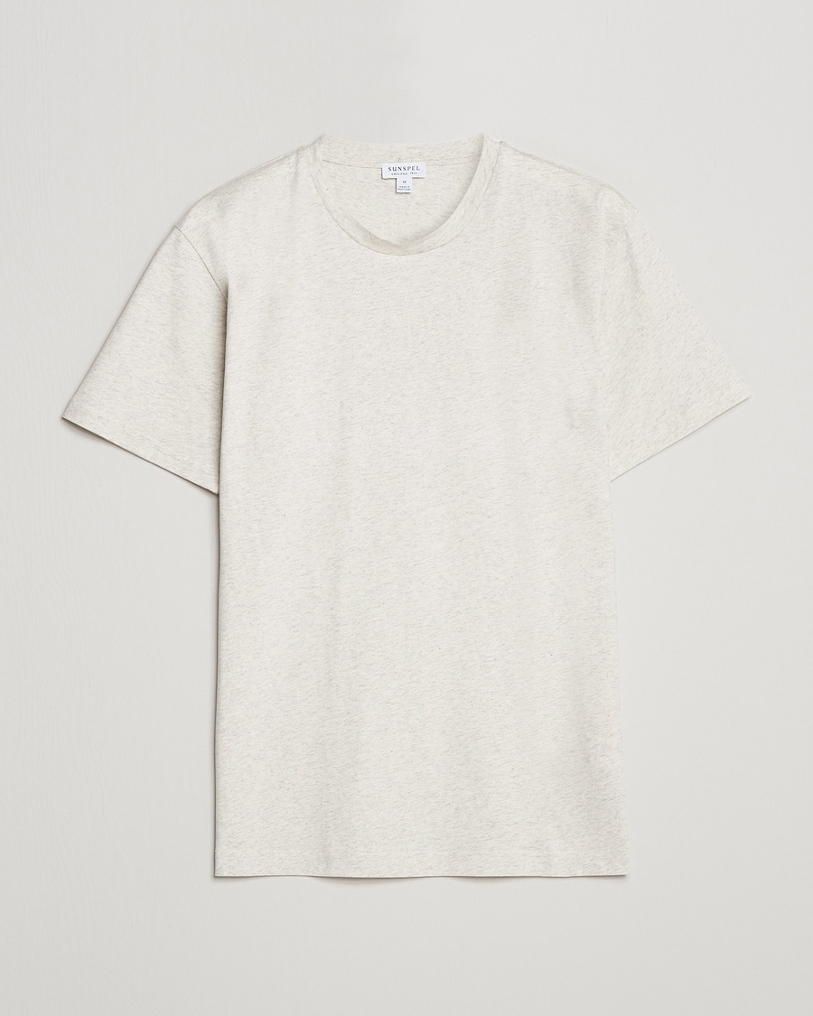 Sunspel Riviera Midweight T-Shirt Archive White – Hvid