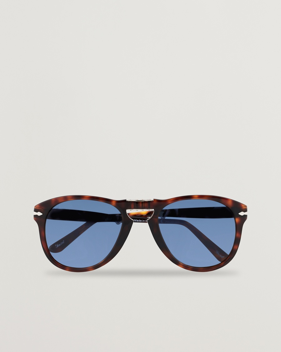Persol 0PO0714 Folding Sunglasses Havana/Blue Gradient – Brun
