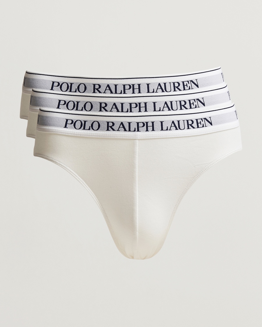 Polo Ralph Lauren 3-Pack Low Rise Brief White – Hvid