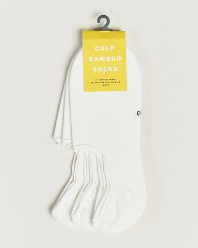 Herre | Ankelsokker | CDLP | 3-Pack No Show Socks White