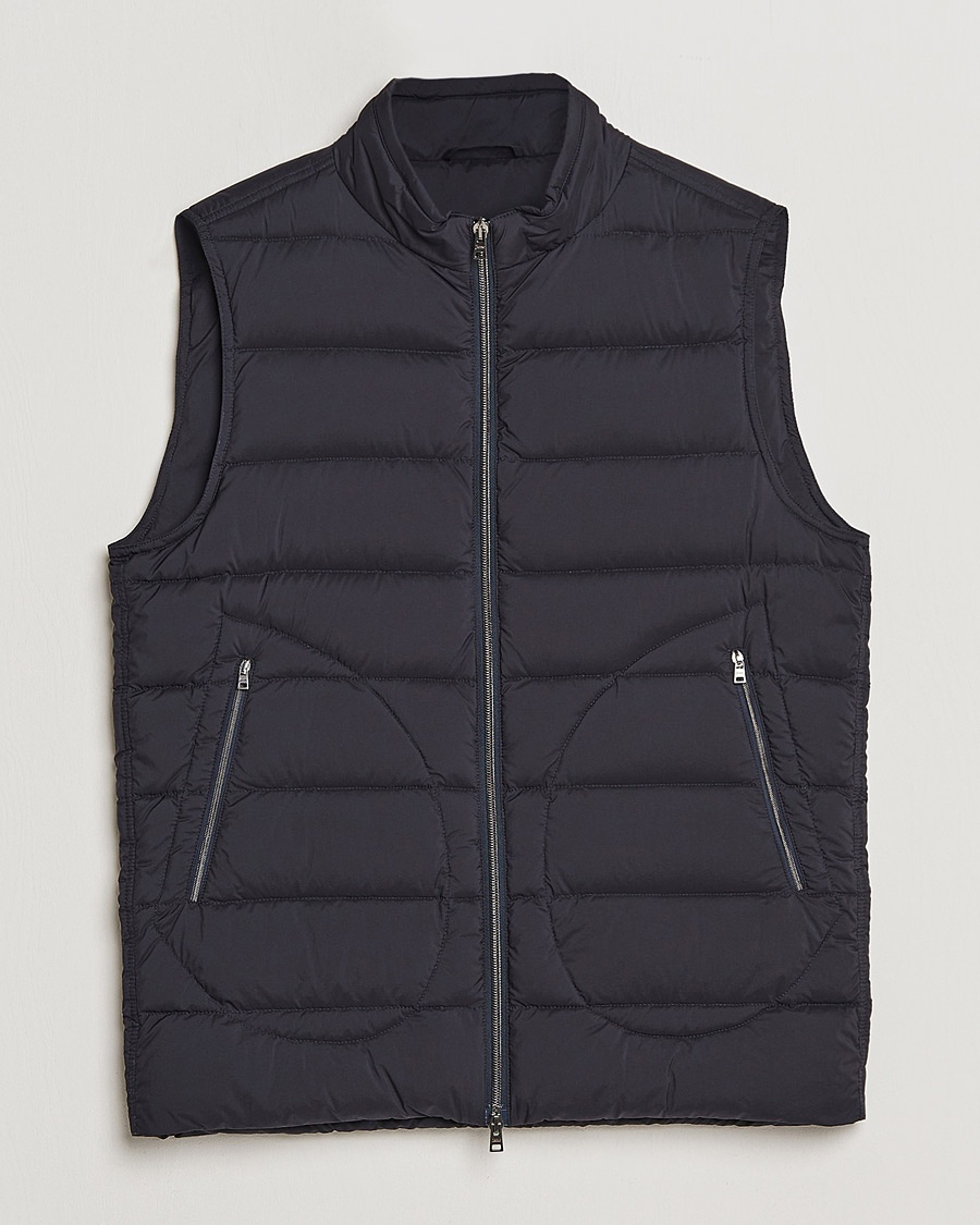 Herno Nuage Down Vest Navy