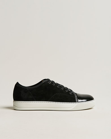 Herre | Sommerens sko | Lanvin | Patent Cap Toe Sneaker Black