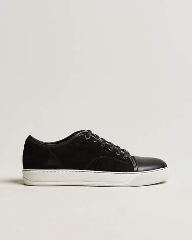 Herre | Luxury Brands | Lanvin | Nappa Cap Toe Sneaker Black