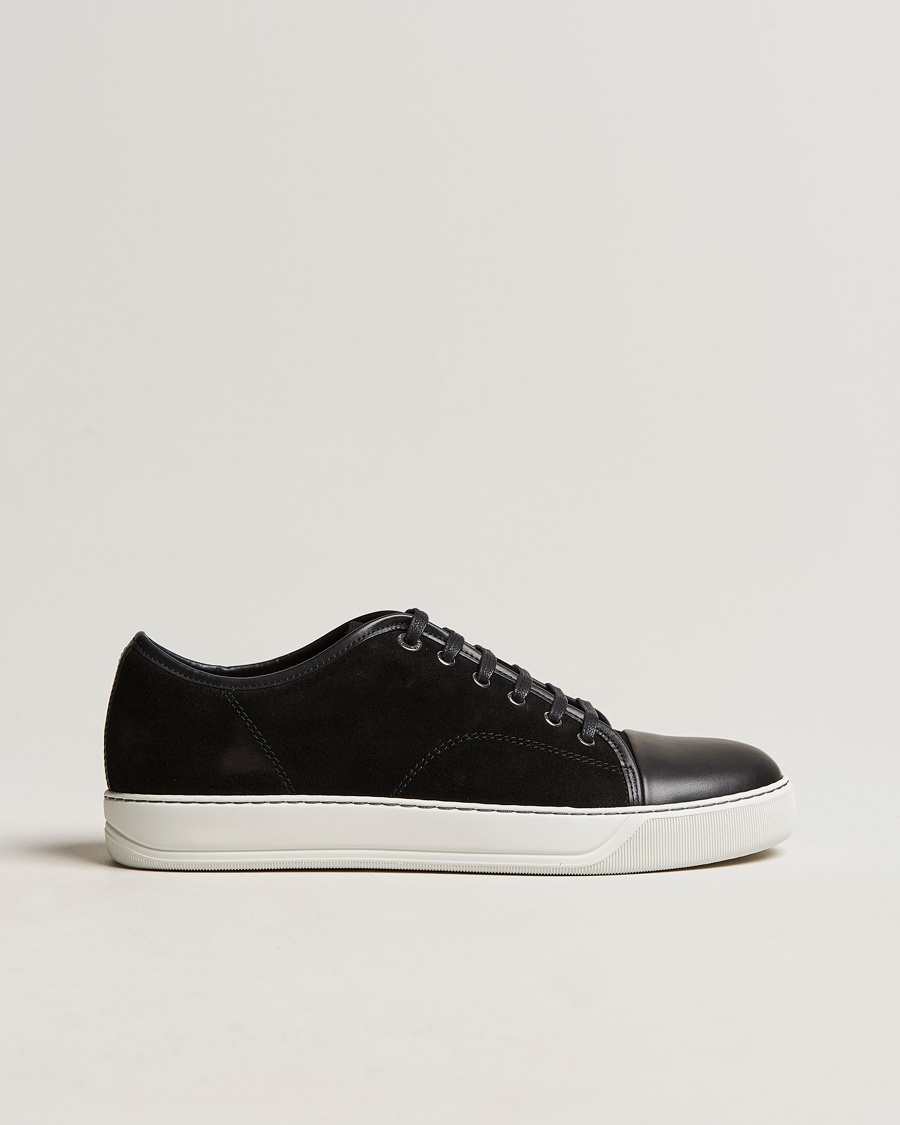 Lanvin DBB1 Nappa Cap Toe Sneaker Black – Sort