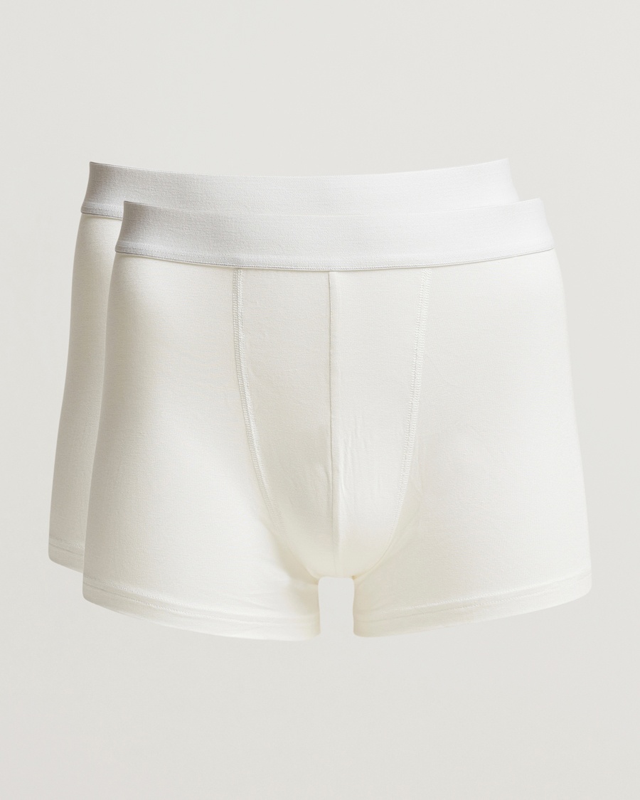 Bread & Boxers 2-Pack Boxer Breif Modal White – Hvid