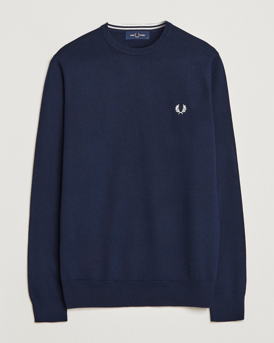  Classic Crew Neck Jumper Navy