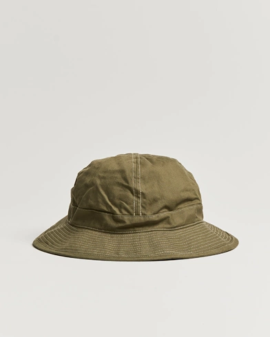 Herre | Hatte | orSlow | US Navy Hat Army Green