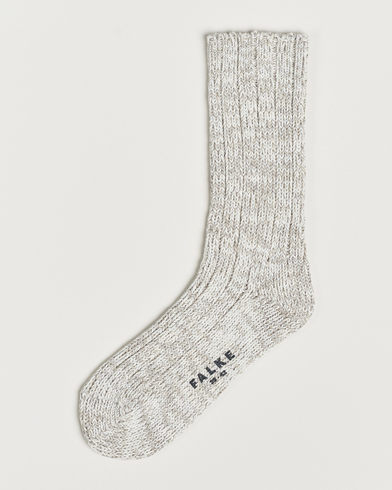 Herre | Økologisk | Falke | Brooklyn Cotton Sock Light Grey