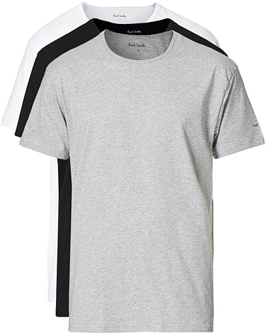  |  3-Pack T-shirt White/Black/Grey