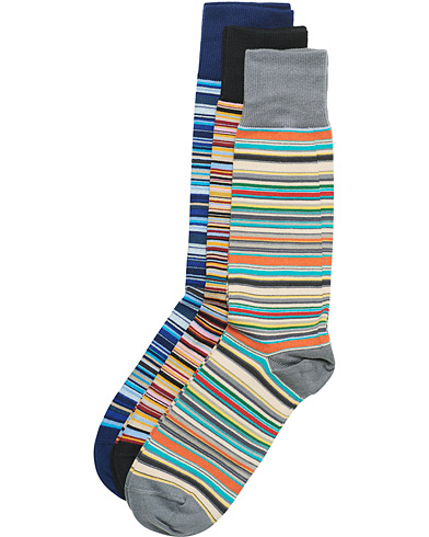 Strømper |  3-Pack Socks Multistripe
