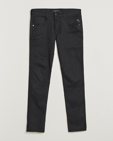 Herre | Sorte jeans | Replay | Anbass Hyperflex Reused Jeans Black