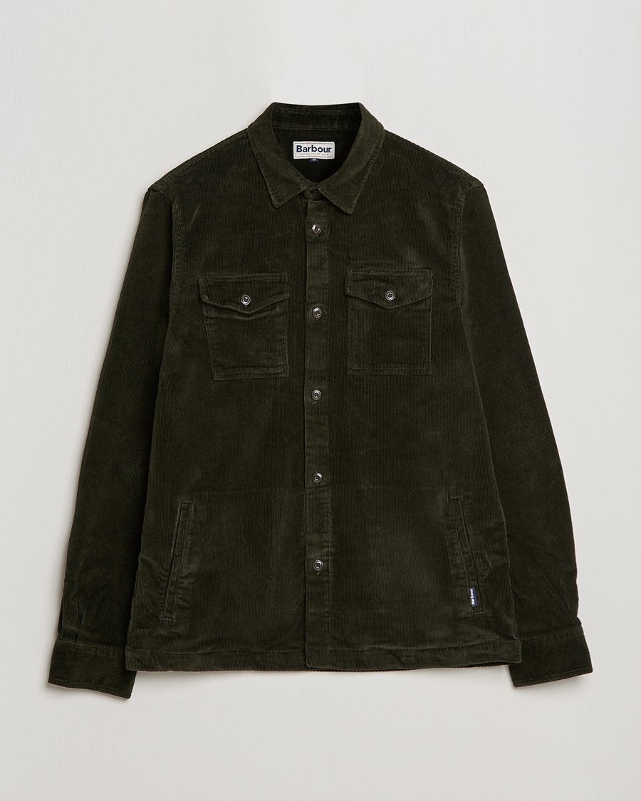 Herre | | Barbour Lifestyle | Corduroy Overshirt Olive