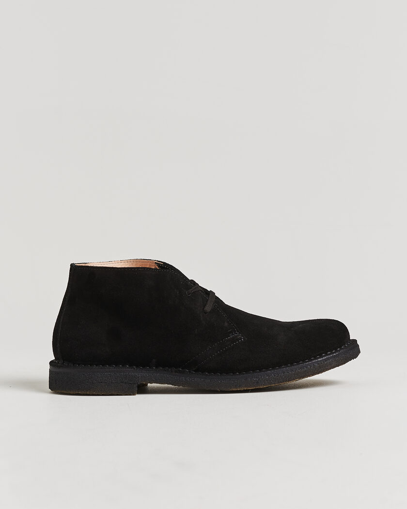 Astorflex Greenflex Desert Boot Black Suede – Sort