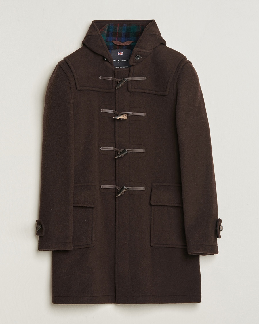  Morris Duffle Coat Brown/Tartan S