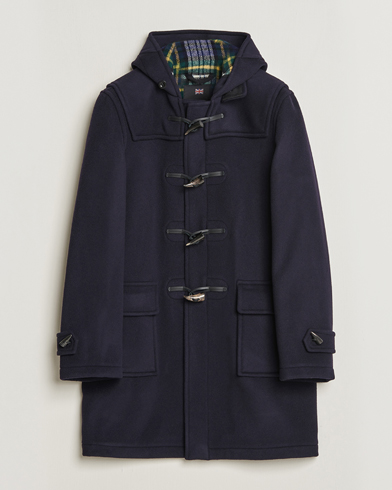 Herre | Duffle coats | Gloverall | Morris Duffle Coat Navy/Dress Gordon