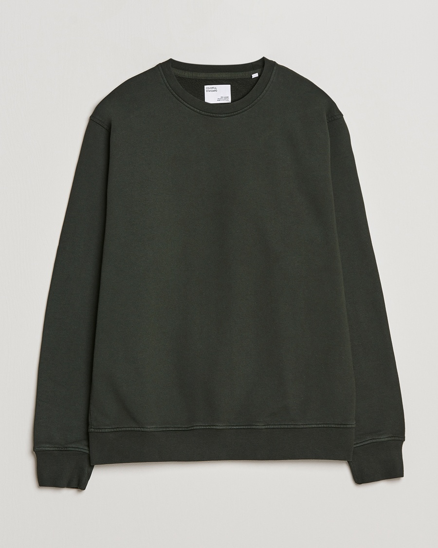Colorful Standard Classic Organic Crew Neck Sweat Hunter Green – Grøn