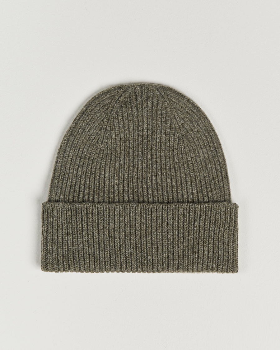  Merino Wool Beanie Dusty Olive