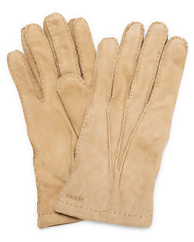Handsker |  Arthur Wool Lined Suede Glove Camel