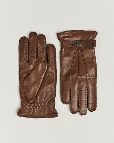 Herre | Handsker | Hestra | Jake Wool Lined Buckle Glove Light Brown