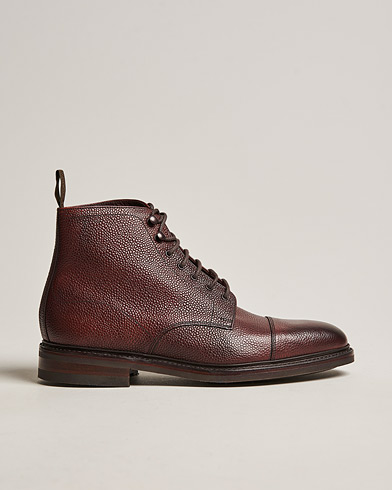 Herre | Håndlavede sko | Loake 1880 | Roehampton Boot Oxblood Calf Grain