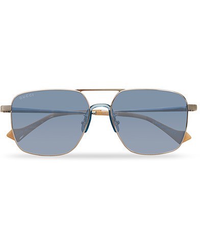 Pilotsolbriller |  GG0743S Sunglasses Silver/Blue