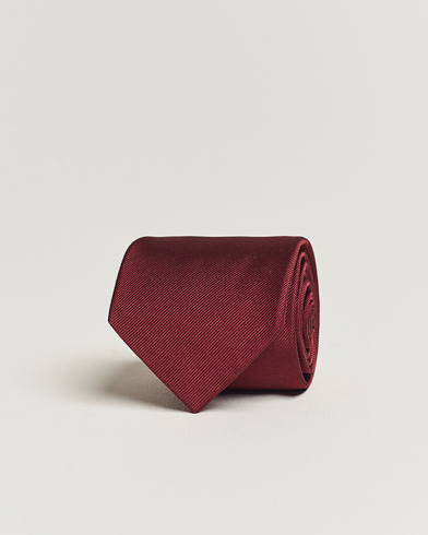 Herre | Mørkt tøj | Amanda Christensen | Plain Classic Tie 8 cm Bordeaux