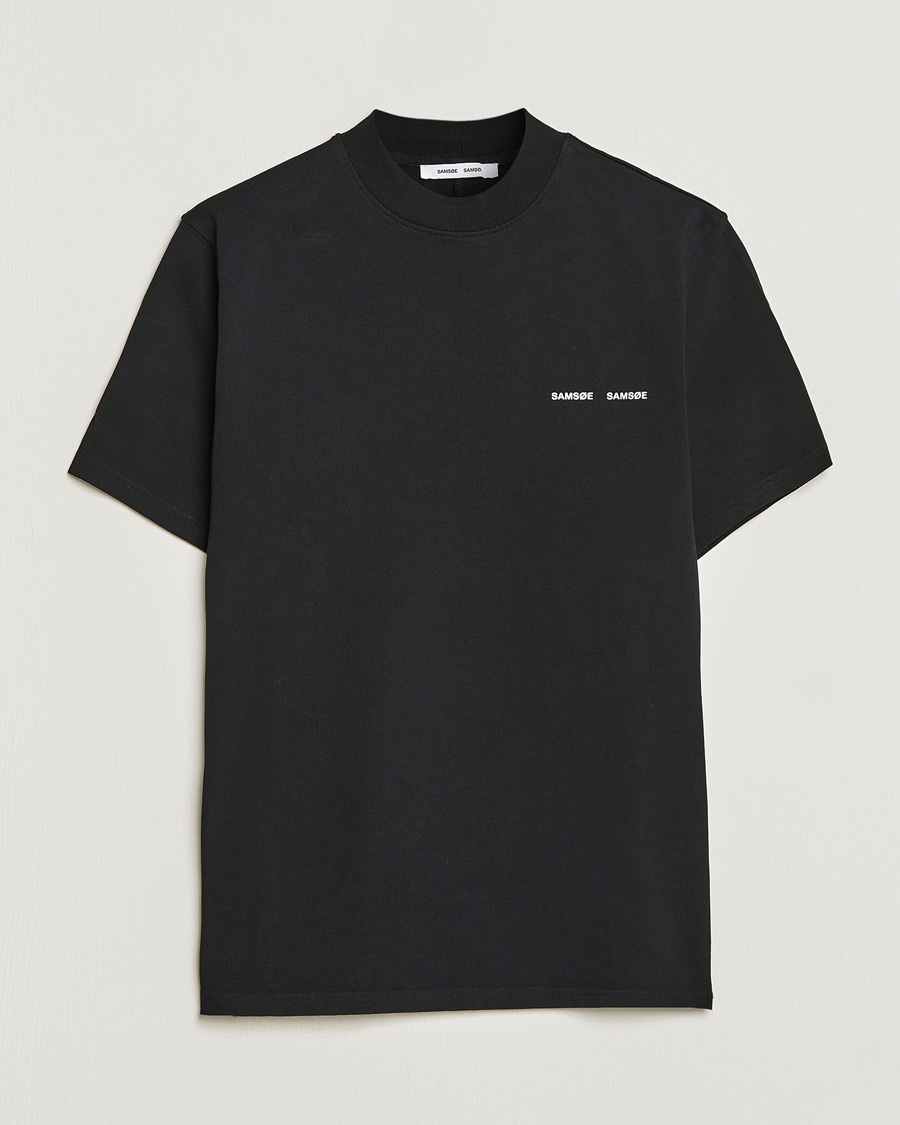 Samsøe Samsøe Norsbro Organic Cotton Tee Black – Sort