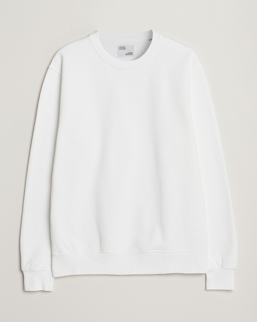 Colorful Standard Classic Organic Crew Neck Sweat Optical White – Hvid