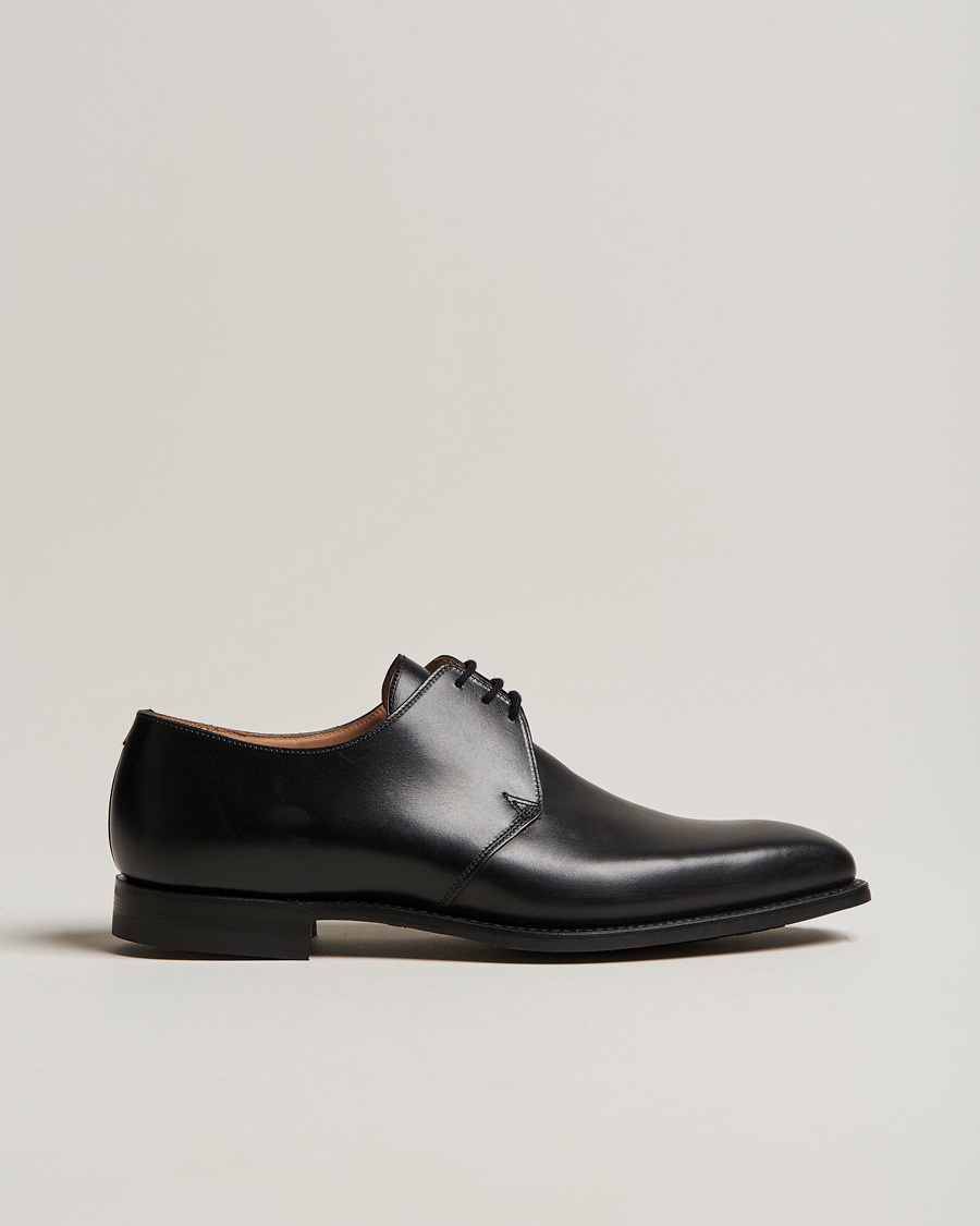 Crockett & Jones Highbury Derby Black Calf – Sort