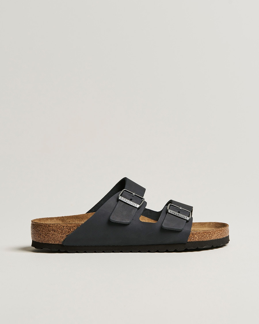 BIRKENSTOCK Arizona Classic Footbed Black Oiled Leather – Sort