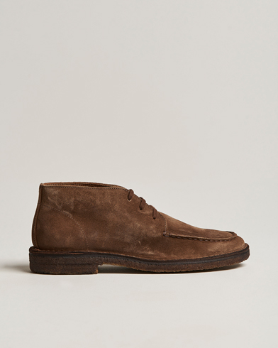 Best of British |  Crosby Moc-Toe Suede Chukka Boots Tobacco