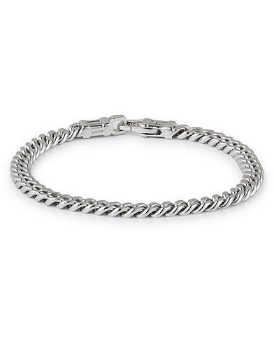 Herre | Tilbehør | Tom Wood | Curb Bracelet L Silver
