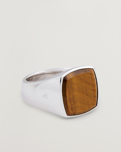 Nytår med stil |  Cushion Tiger Eye Ring Silver