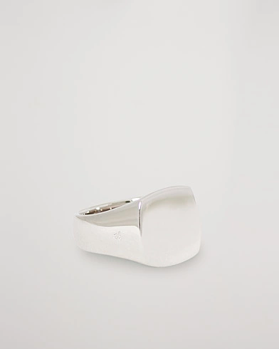 Herre | Ringe | Tom Wood | Cushion Polished Ring Silver