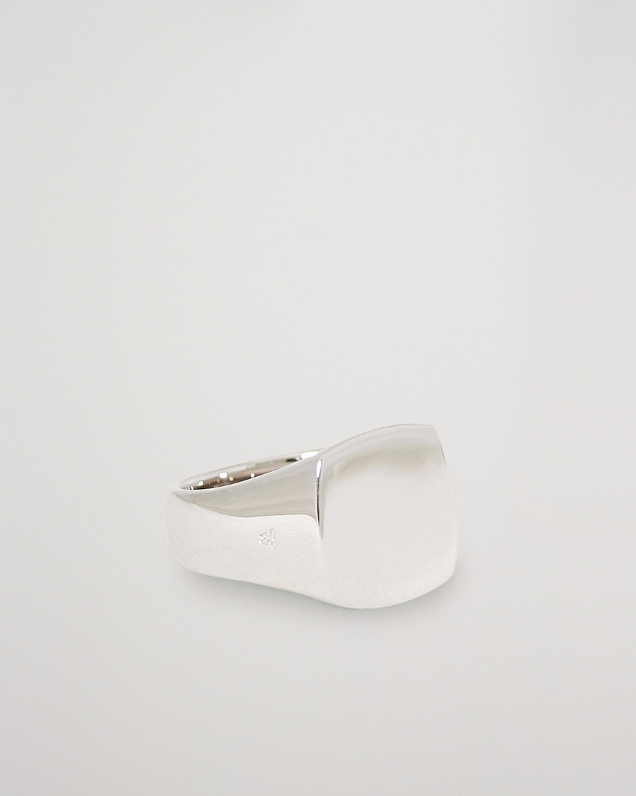 Herre | Ringe | Tom Wood | Cushion Polished Ring Silver