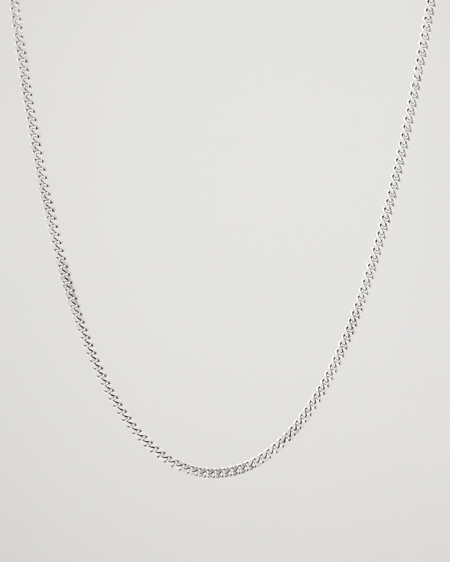 Tom Wood Curb Chain M Necklace Silver – Sølv