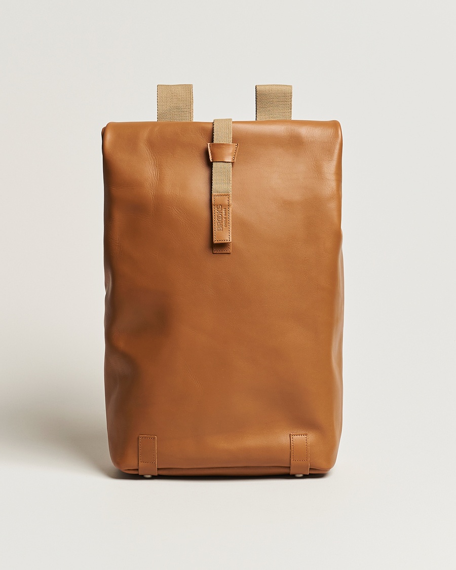  Pickwick Large Leather Backpack Honey