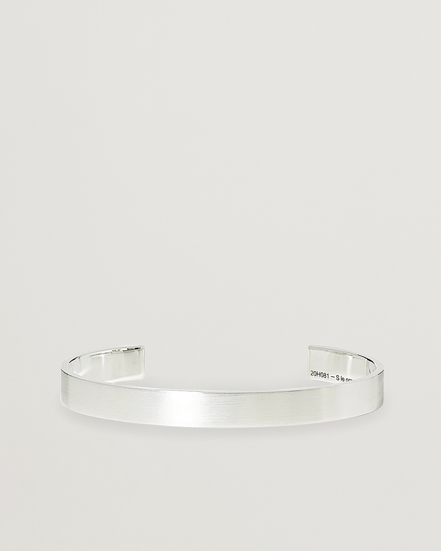 LE GRAMME Ribbon Bracelet Brushed Sterling Silver 21g – Sølv
