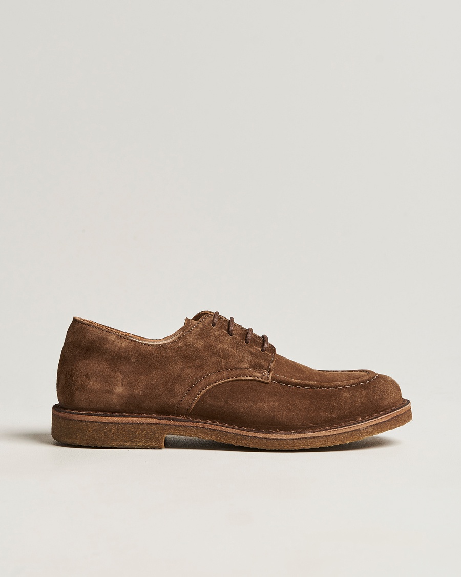  Carlflex Derby Dark Khaki Suede