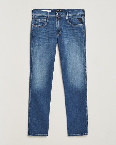 Herre | Jeans | Replay | Anbass Hyperflex Re Used X-Lite Jeans Dark Blue