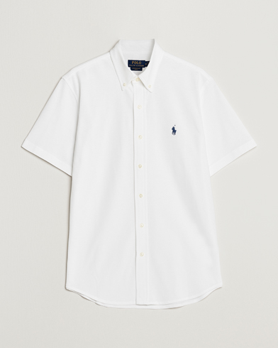 Herre | Poloskjorter | Polo Ralph Lauren | Featherweight Mesh Short Sleeve Shirt White