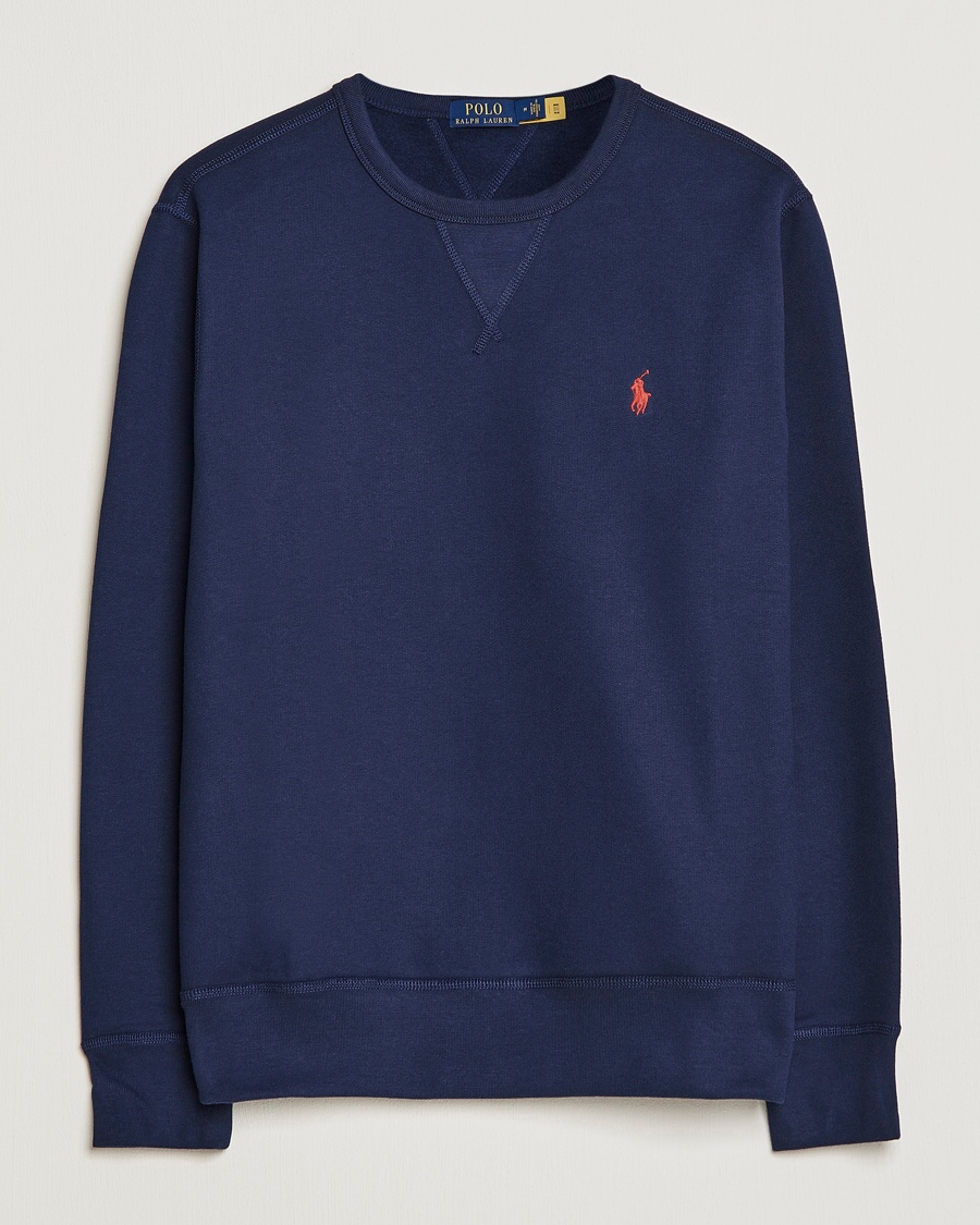 Polo Ralph Lauren Crew Neck Sweatshirt Cruise Navy – Blå