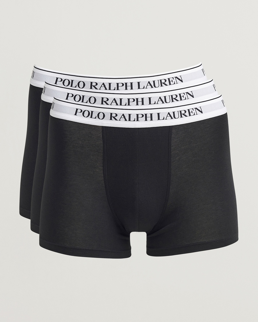 Polo Ralph Lauren 3-Pack Trunk Black – Sort