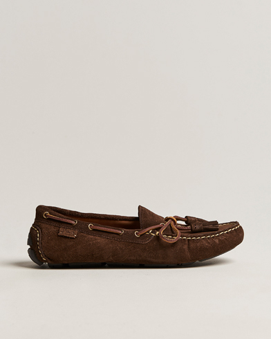 Herre | World of Ralph Lauren | Polo Ralph Lauren | Anders Suede Driving Shoe Chocolate Brown